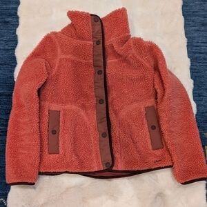 L.L. Bean Coral Fleece Jacket Size S